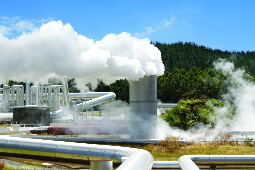 Wairakei geothermal power station, New Zealand.